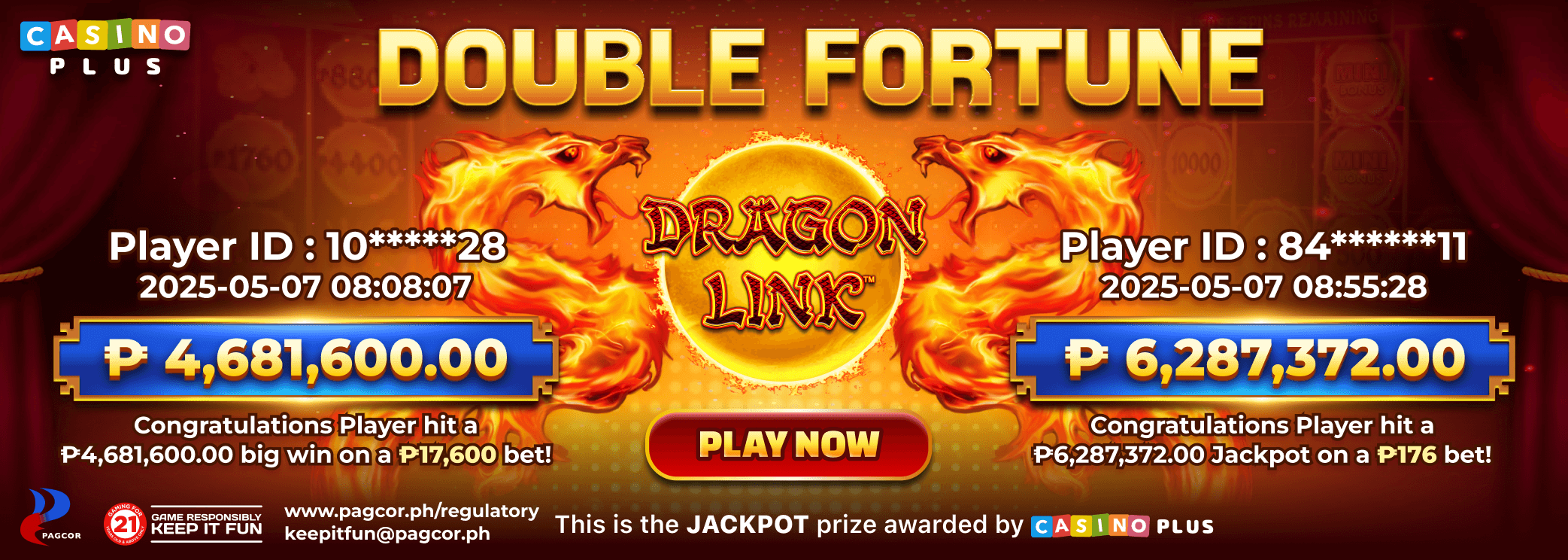 Congratulations Player Hit Dragon Link Big Win & Jackpot Major