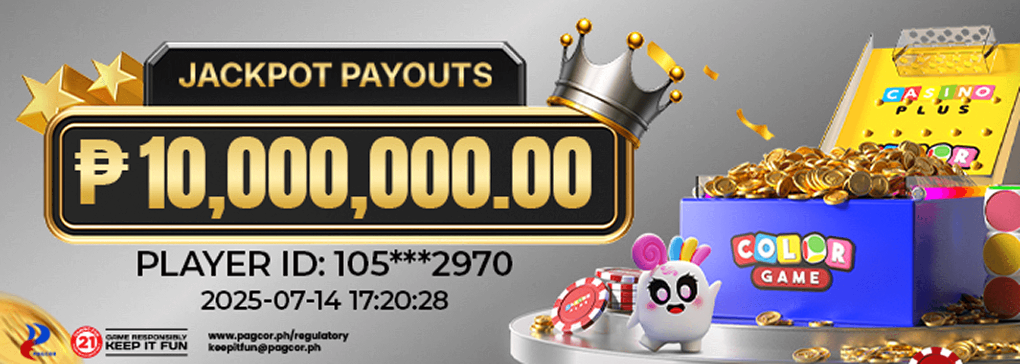 ₱10,000,000 Color Game Jackpot Claimed!